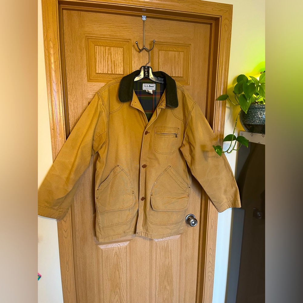 Vintage 1990’s LL Bean Canvas Feild Jacket Men’s L